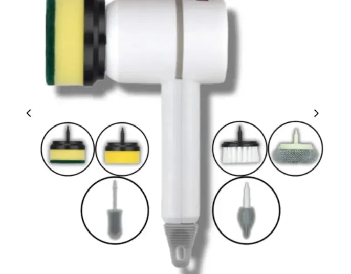 Electric Cleaning Brush Dishwashing Brush Automatic Wireless USB Rechargeable Professional Kitchen Bathtub Tile Cleaning Brushes - Bellarte Enchanté Electric Cleaning Brush Dishwashing Brush Automatic Wireless USB Rechargeable Professional Kitchen Bathtub Tile Cleaning Brushes